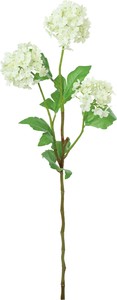 【造花】スノーボールブランチ　ホワイト　FF-3085W