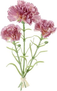 【造花】カーネーションバンチ　ピンクグリーン　FG-5311P/G