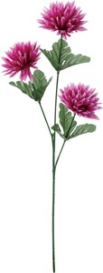 【造花】ボールマム×3　ラベンダー　FS-7962LAV
