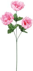 【造花】ピオニー×3　イエロー　FS-8366Y
