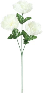 【造花】ピオニー×3　イエロー　FS-8367Y