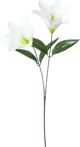 【造花】ユリダイリン×2　イエロー　FS-8368Y