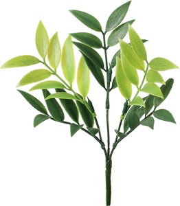 【造花】パームリーフブッシュ　　MB-0051