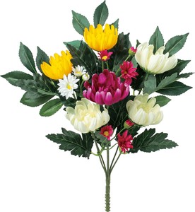 【造花】大和仏花ブッシュ L