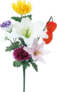 【造花】仏花ブッシュM ホオズキ