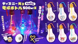 ディズニー光るピカピカ電球ボトル500ml 2 6種 SY-4673