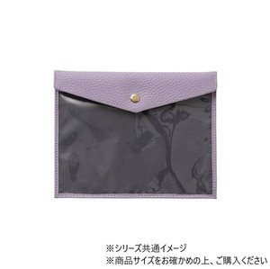 ヒサゴ モチハコビ リサイクルフェイクレザー エンベロープケースmini ラベンダー UTL050