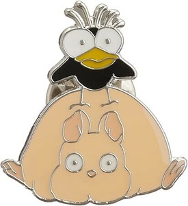 スタジオジブリ　千と千尋の神隠し ピンバッチ ハエドリと坊ネズミ ピンバッチ アクセサリー