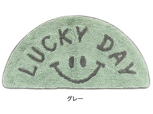 マット セミサークル スマイル グレー 14218873071