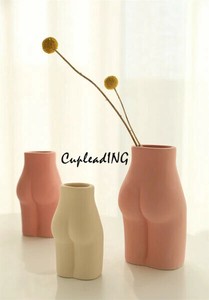 シーズン商品 早い者勝ち 3点セット デザインセンス 陶磁器の花瓶 ドライフラワー 水耕栽培器
