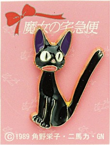 スタジオジブリ　魔女の宅急便　レリーフピンバッチ　ジジ　アクセサリー