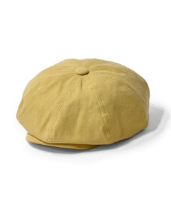 【SALE】QUARTER GALLERY ピグメントキャスケット YELLOW MUSTARD