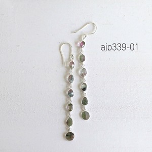 Pierced Earringss Flower Jewelry silver