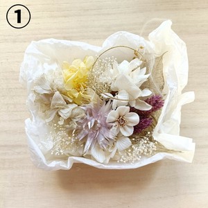 ドライフラワー髪飾り【handmade】