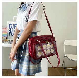 推し活 3色 痛バッグ ショルダーバッグ 透明窓 ショルダー バッグ リボン かわいい おしゃれ