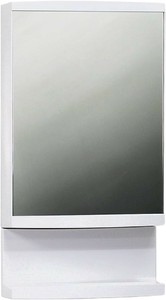 ミラーキャビネット収納 縦59.8×横32×奥行10.5cm ホワイト T-3260(下棚付き) 東プレ
