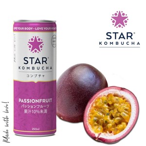スターコンブチャ パッションフルーツ(発酵飲料)[250ml／1本]STAR KOMBUCHA PASSIONFRUIT konbucha