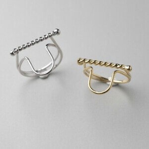 Silver-Based Plain Ring