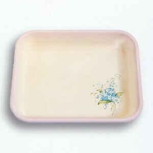Enamel Adelia Retro Baking Tray Bat Made in Japan
