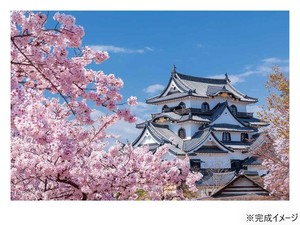 ジグソーパズル 108ラージピース 国宝彦根城と桜木(滋賀) 01-2087