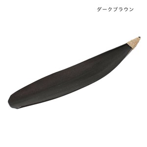 パームリーフインセンスホルダー ダークブラウン 10223841115