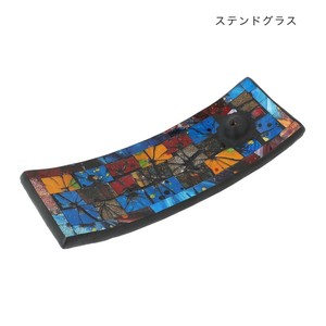 モザイクインセンスホルダー レクタングル ステンドグラス 10223841121