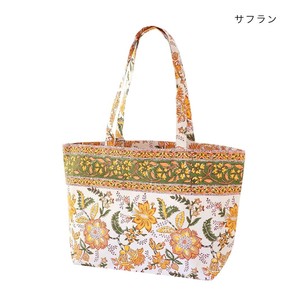 キャンバスバッグ クーシーブロックプリント L サフラン 11723750291