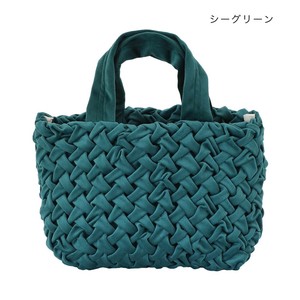 スモッキングベルベットバッグ シーグリーン 14223650166
