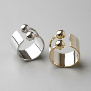 Silver-Based Plain Ring Rings