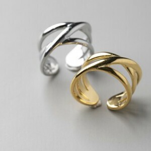 Silver-Based Plain Ring Stainless Steel Rings