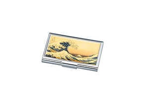 Business Card Holder Gold Foil