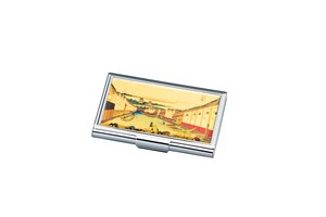 Business Card Holder Gold Foil
