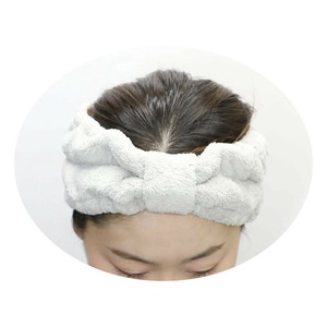 ふわふわ吸水ヘアターバン　/洗面　洗顔　吸水　便利