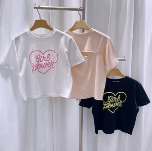 【2025春夏新作】バックスリット発泡ロゴ半袖Tシャツ