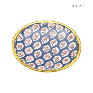 カピスラウンドトレイ アウィニヨンフルール ネイビー 19524810410