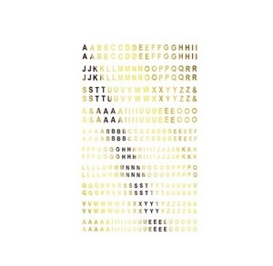 TSUMEKIRA(ツメキラ) es ミニアルファベット ゴールド (ジェル専用) ES-MNA-103