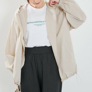 短款夹克 花粉对策 抗UV 束腰夹克 连帽