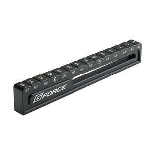G-FORCE ジーフォース Droop Gauge 4.0 to 6.6mm (black) G0115