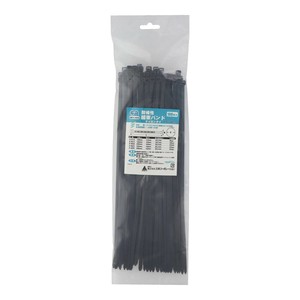 GA　結束バンド(黒)100入り　4.8mmX300　B4830　146874