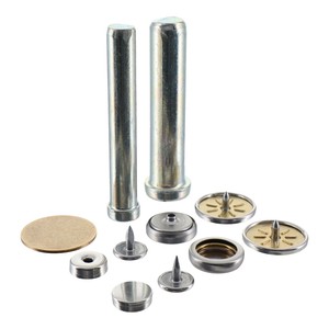 ホック一撃18mm　2入り　シルバー刻印　H18PSSLK　606922