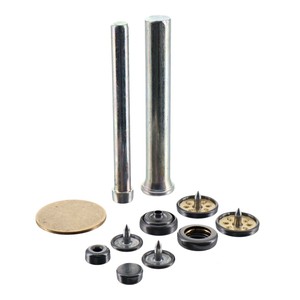 ホック一撃13mm　2入り　黒ニッケル　H13PHBK　606932