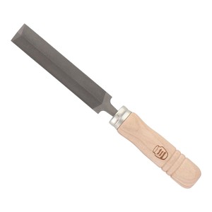H&H　木柄両刃ヤスリ　柄付き　100mm　RES-2　342552