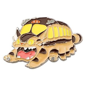 スタジオジブリ　となりのトトロ　メタルブローチ　ネコバス　アクセサリー