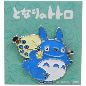 スタジオジブリ　となりのトトロ　メタルブローチ　中トトロ　アクセサリー