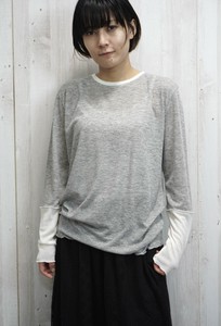 シアー天竺　クルーネック