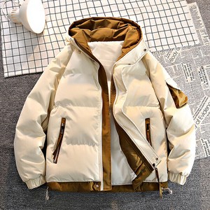 ジャケット メンズ ファッション フード付き   厚手  冬 無地 長袖   保温    YEA1788