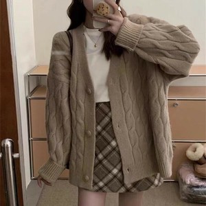 カーディガン  コート 長袖 セーター 無地 ゆったり 快適 レディース ファッション  112945#BQQ1162