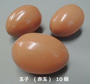 食品サンプル　玉子　(赤玉)　10個　IP-502