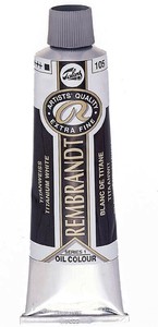 REMBRANDT　レンブラント油絵具(ホワイト)　11A号(150ml)チューブ　ジンクホワイト(サフラワーオイル)
