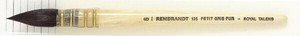 REMBRANDT　レンブラント水彩画筆135　高級リス毛/ラウンド　　T909-135-06(6号)　495605
